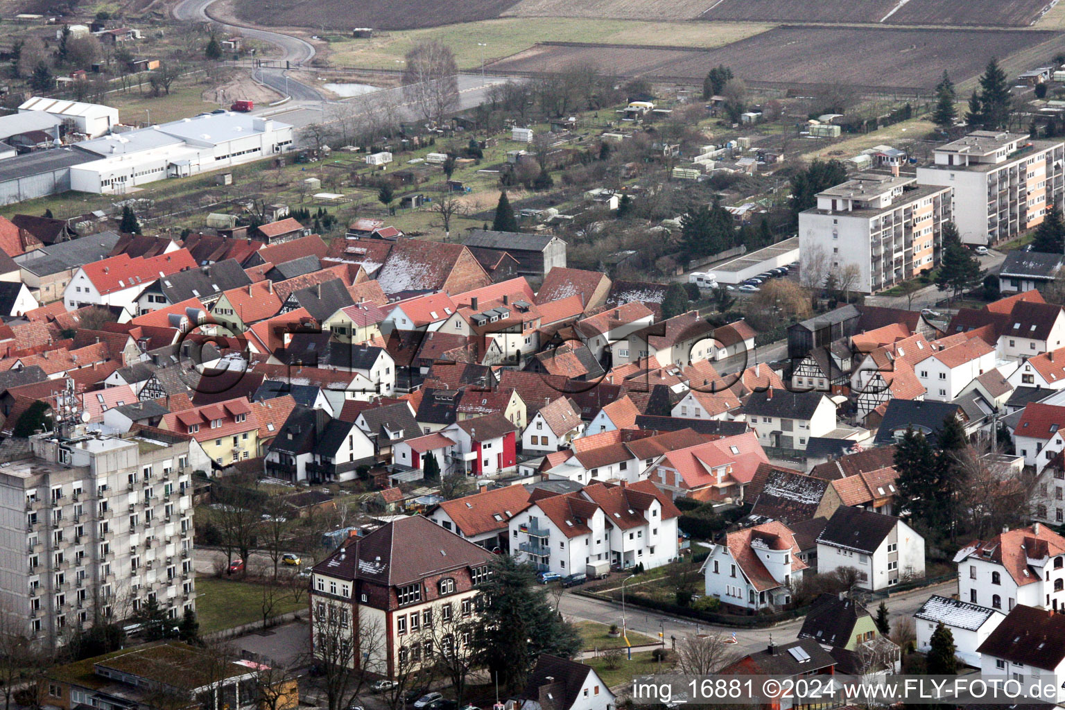 Rheinstr in Kandel in the state Rhineland-Palatinate, Germany