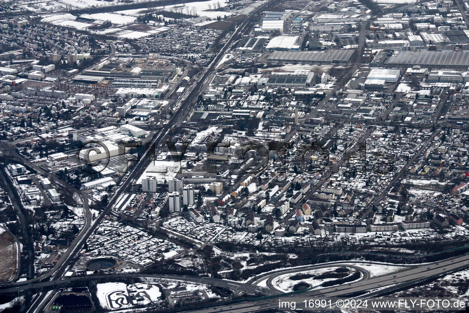 West in Ettlingen in the state Baden-Wuerttemberg, Germany