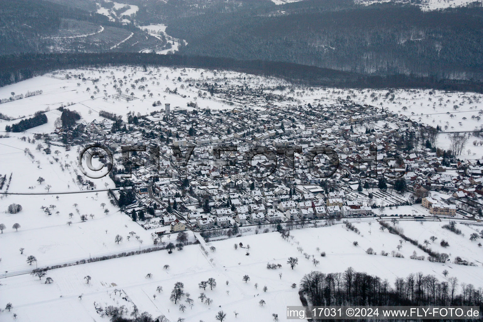 District Spielberg in Karlsbad in the state Baden-Wuerttemberg, Germany