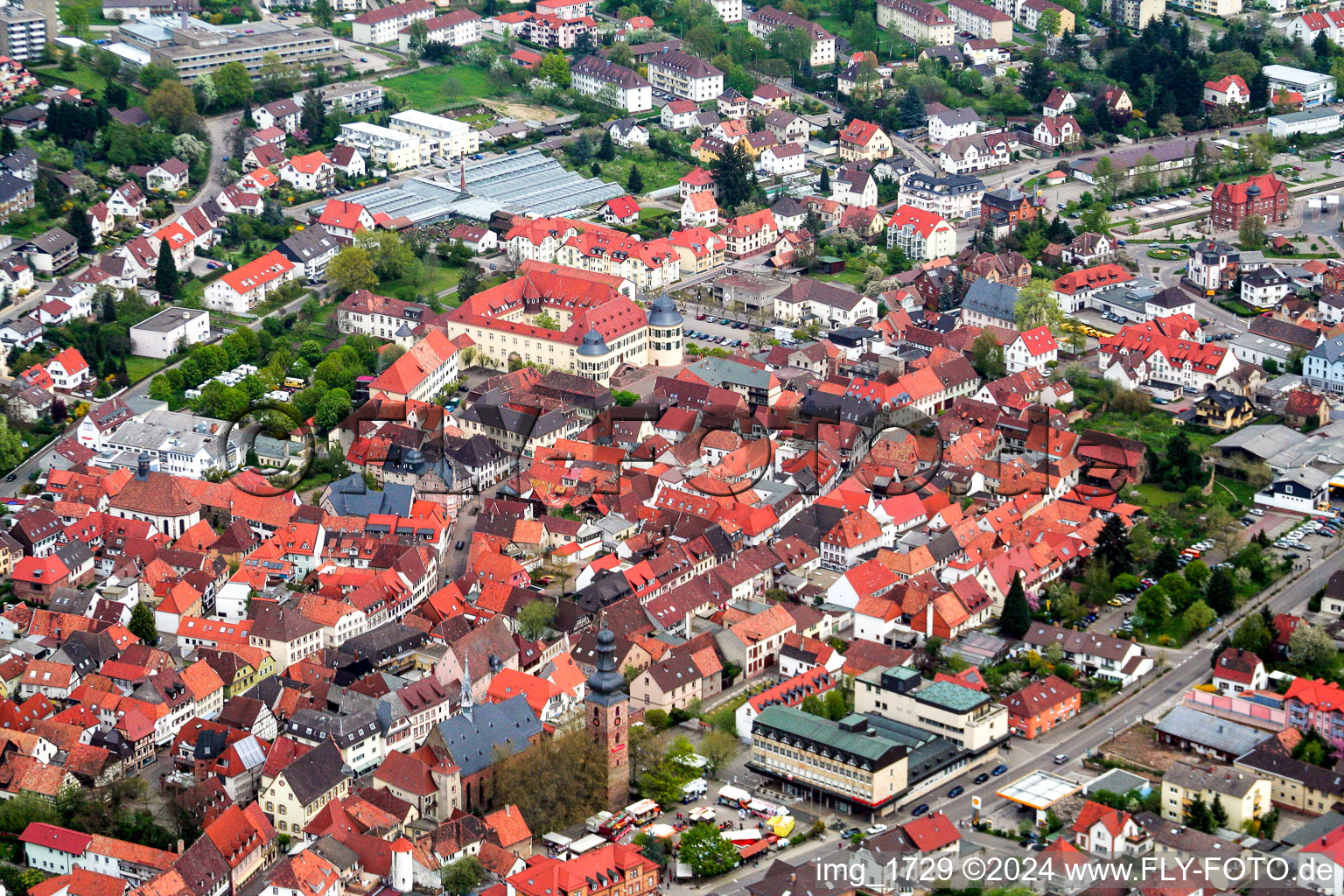 Koenigstr in Bad Bergzabern in the state Rhineland-Palatinate, Germany