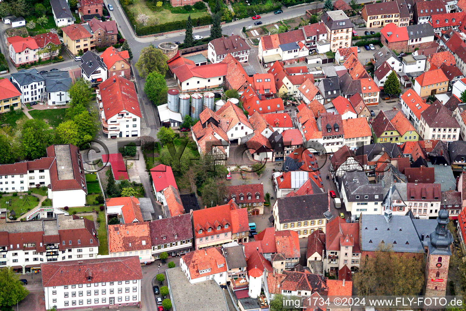 Marktstr in Bad Bergzabern in the state Rhineland-Palatinate, Germany