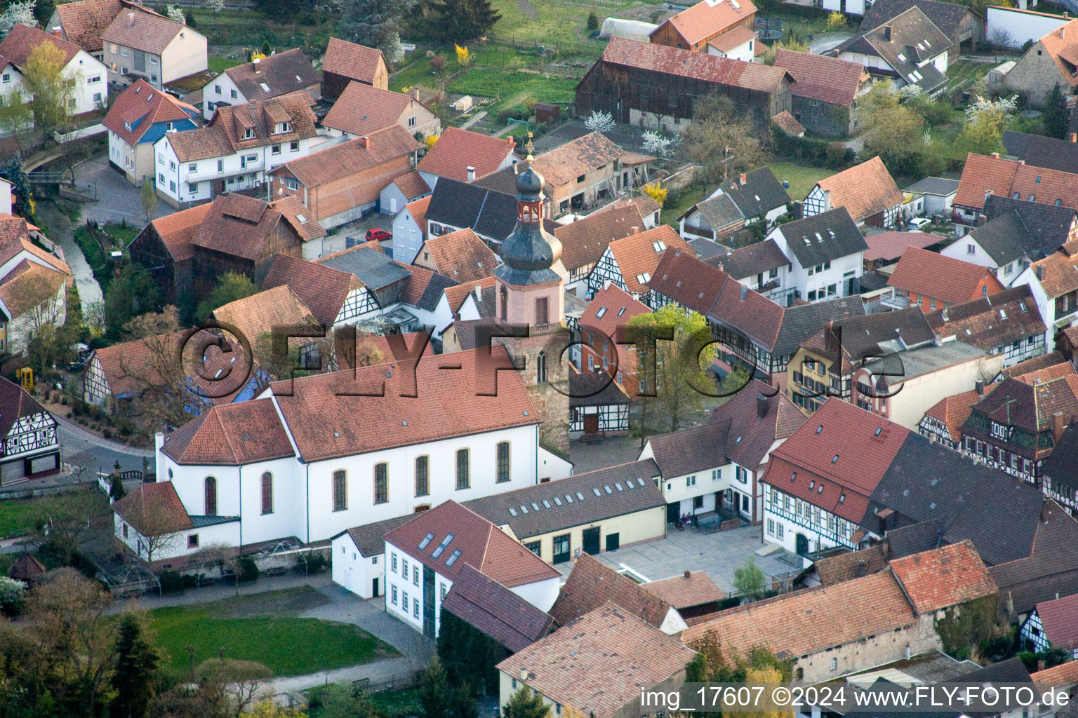 Church in Rheinzabern in the state Rhineland-Palatinate, Germany