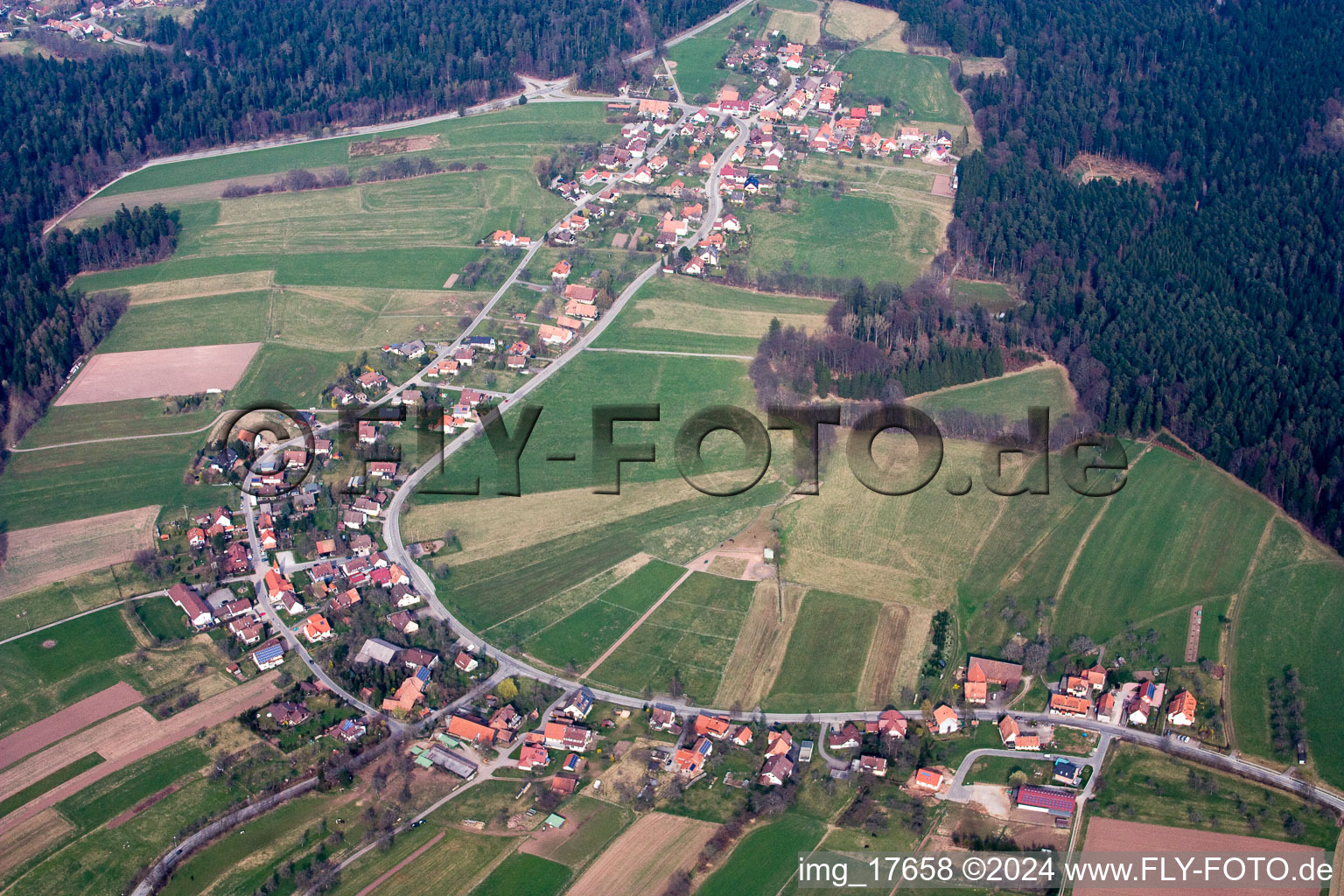 Schömberg in the state Baden-Wuerttemberg, Germany