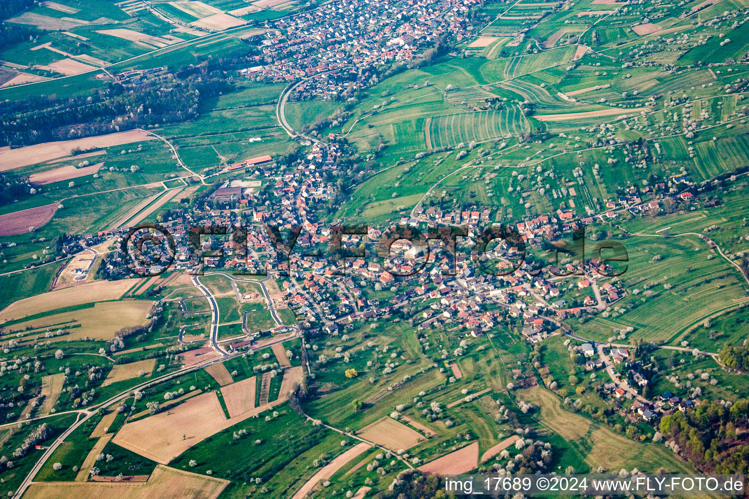 District Ottenhausen in Straubenhardt in the state Baden-Wuerttemberg, Germany