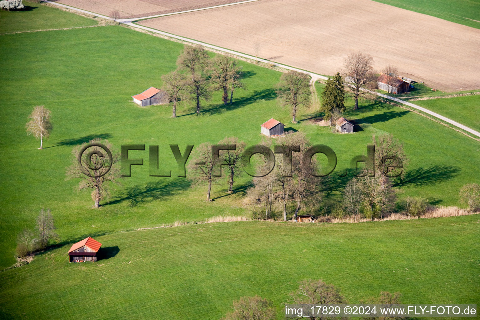 Raisting in the state Bavaria, Germany