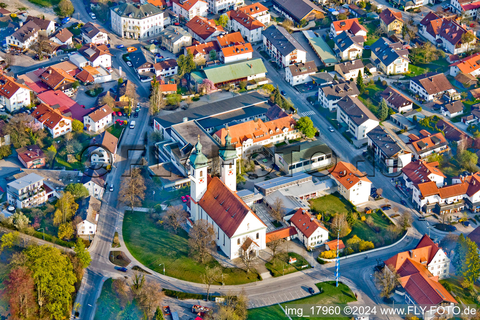 Church building St. Joseph in the village of in Tutzing in the state Bavaria