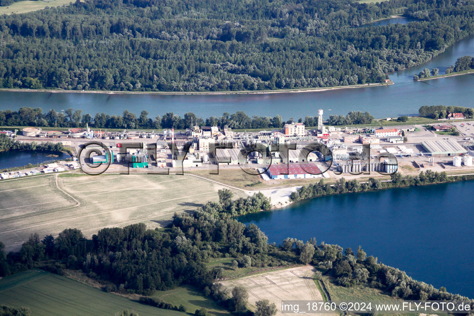 Rohm & Haas in Lauterbourg in the state Bas-Rhin, France