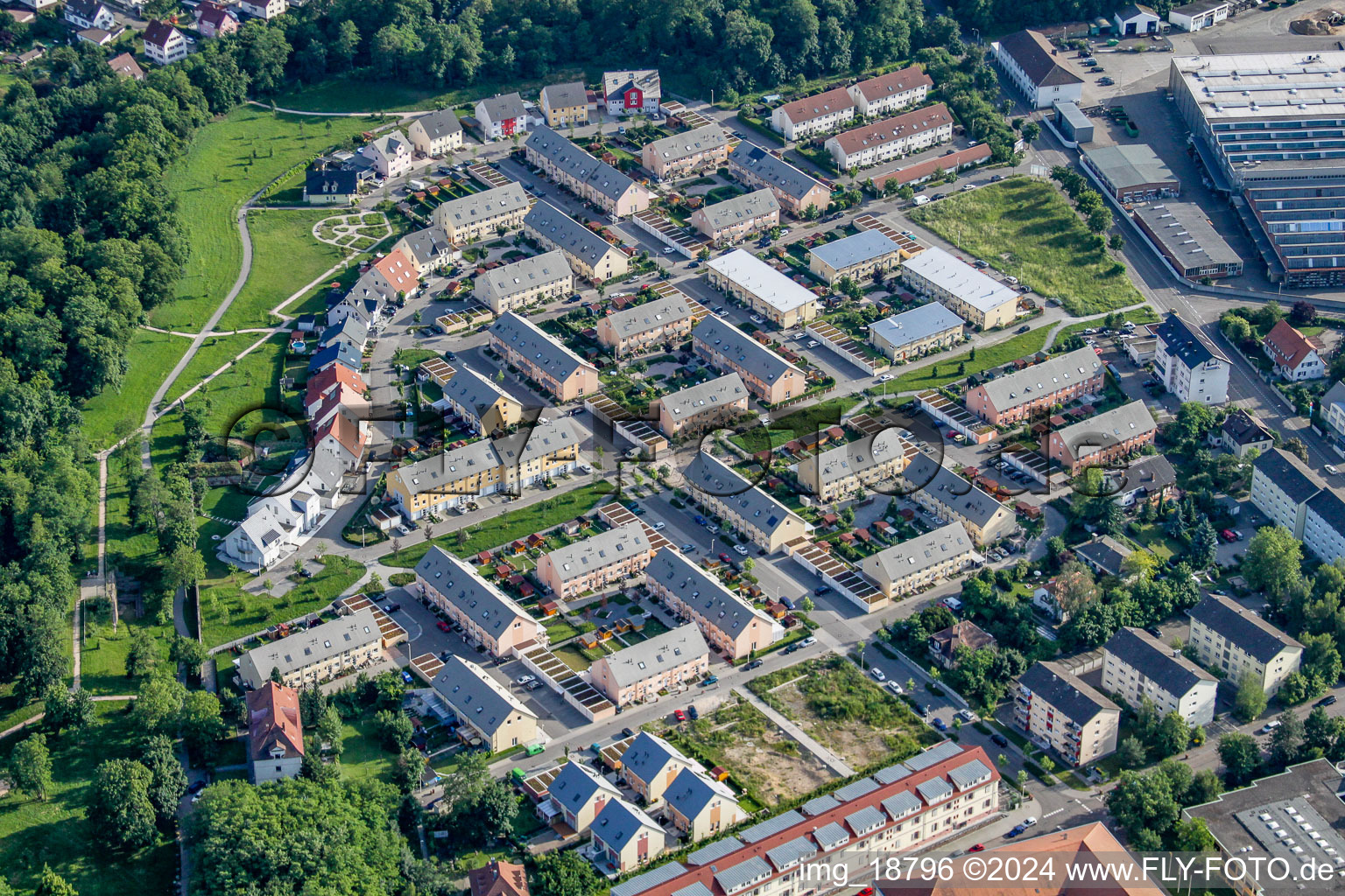 Graf-Stauffenberg-Strasse in Rastatt in the state Baden-Wuerttemberg, Germany