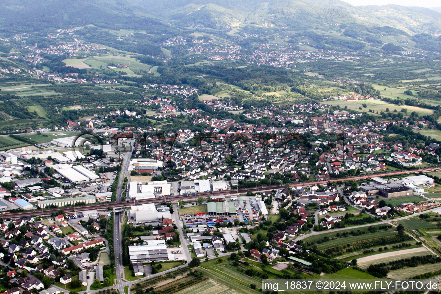 District Hatzenweier in Ottersweier in the state Baden-Wuerttemberg, Germany