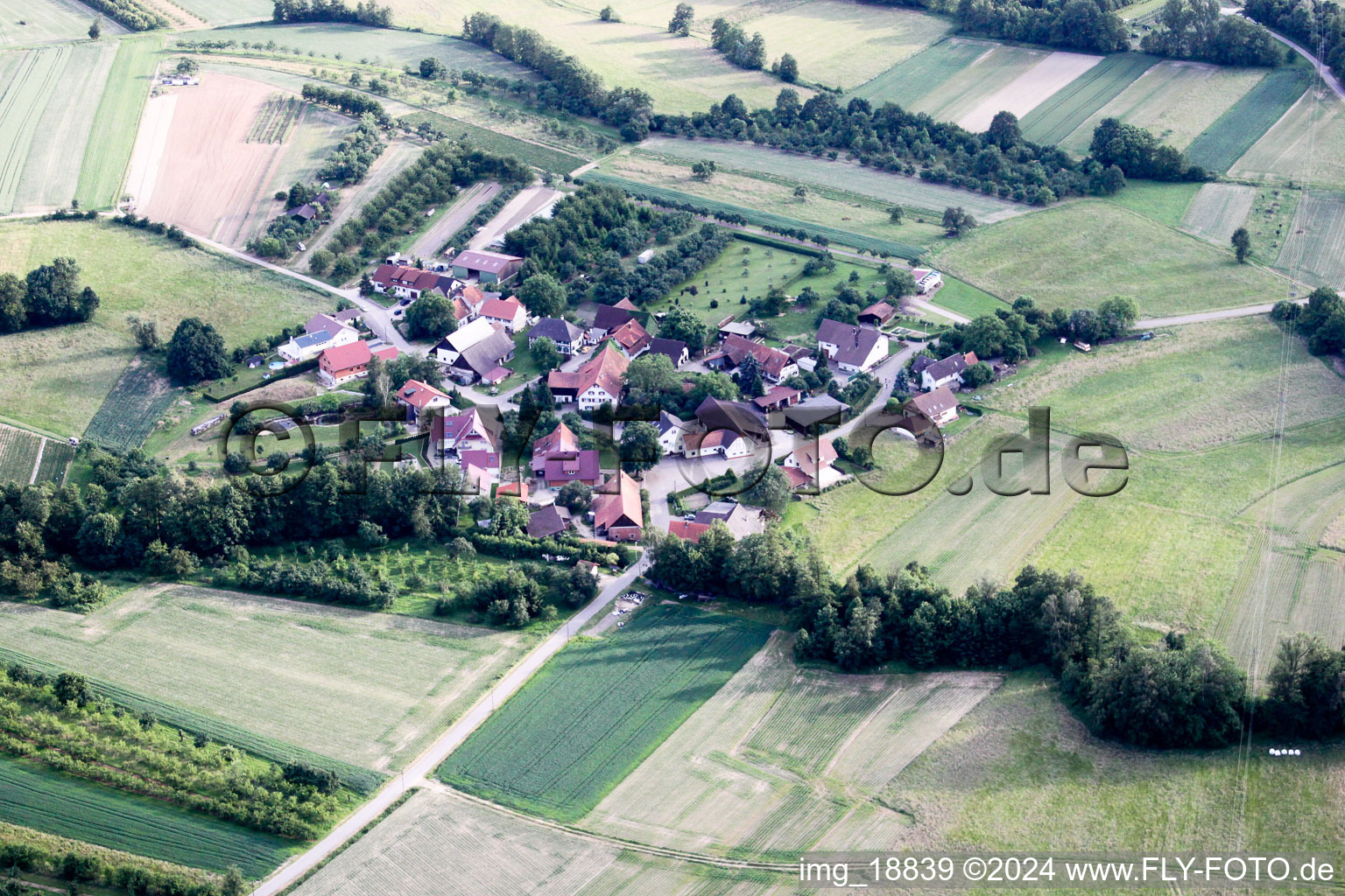 District Walzfeld in Ottersweier in the state Baden-Wuerttemberg, Germany