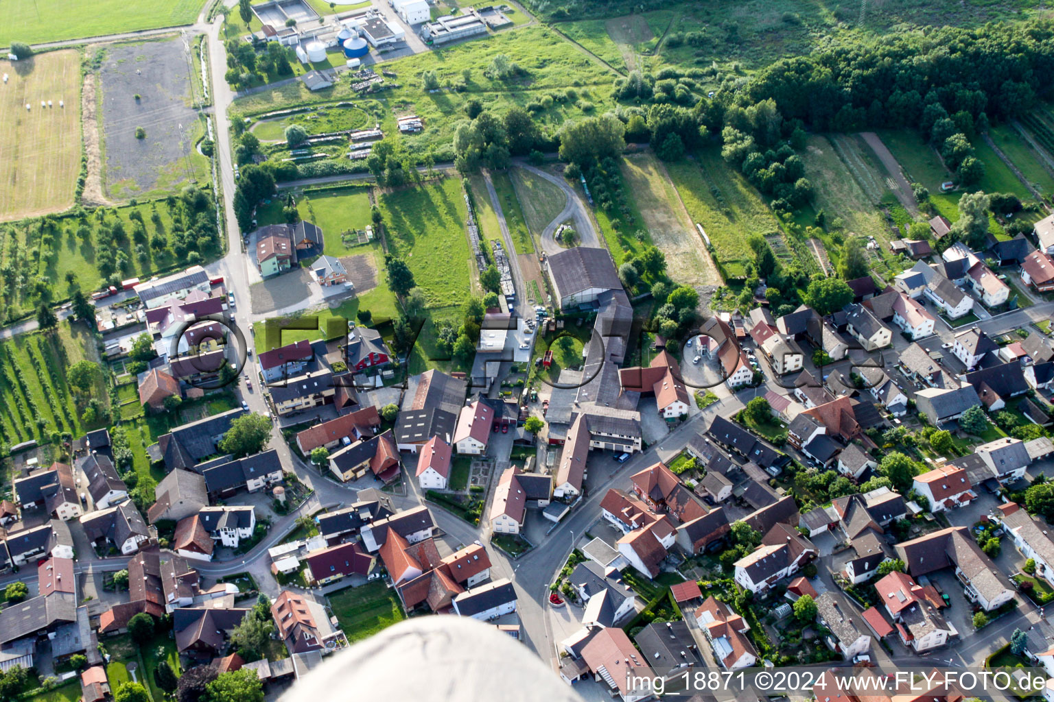 Mattenstr in the district Urloffen in Appenweier in the state Baden-Wuerttemberg, Germany