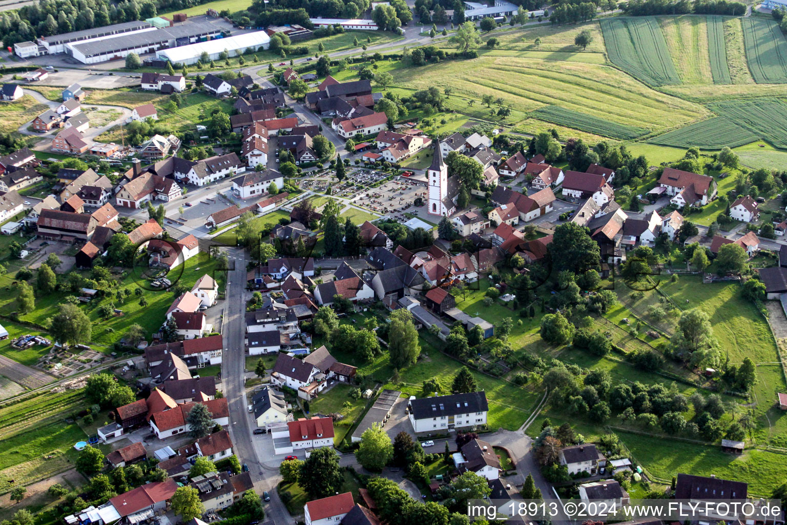 Church building in the village of in the district Sand in Willstaett in the state Baden-Wurttemberg, Germany