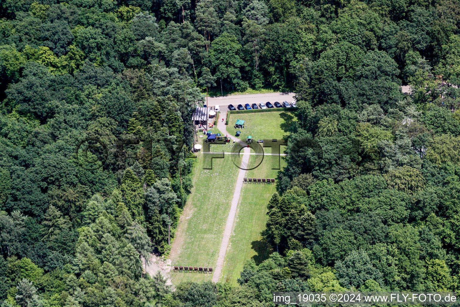 Archers in Kandel in the state Rhineland-Palatinate, Germany