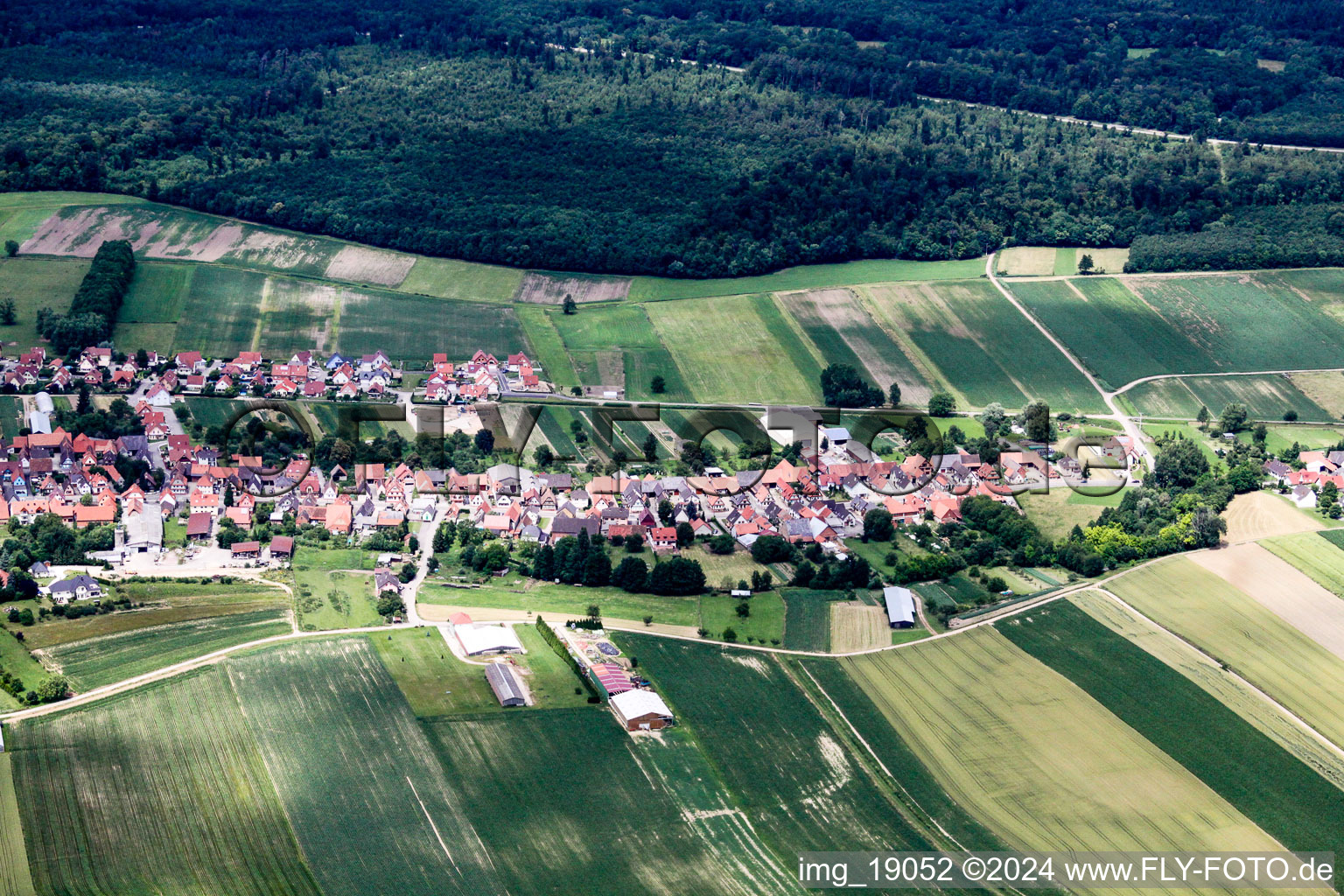 Niederlauterbach in the state Bas-Rhin, France