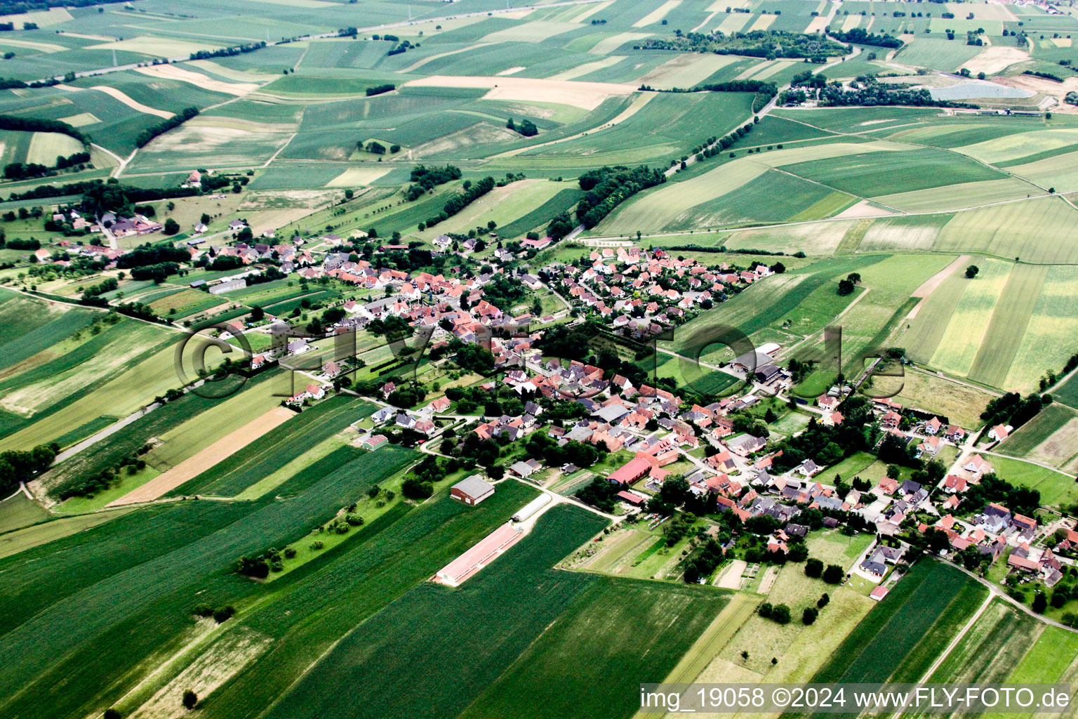 Oberlauterbach in the state Bas-Rhin, France