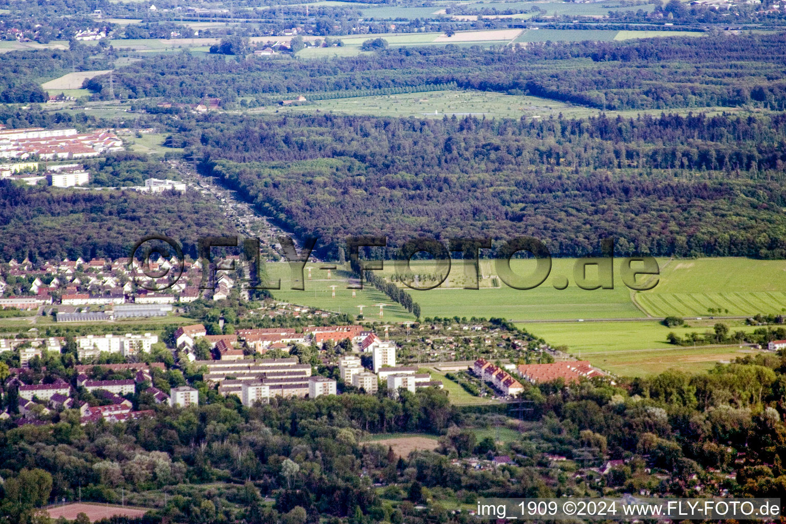 Rheinstetten in the district Maximiliansau in Wörth am Rhein in the state Rhineland-Palatinate, Germany