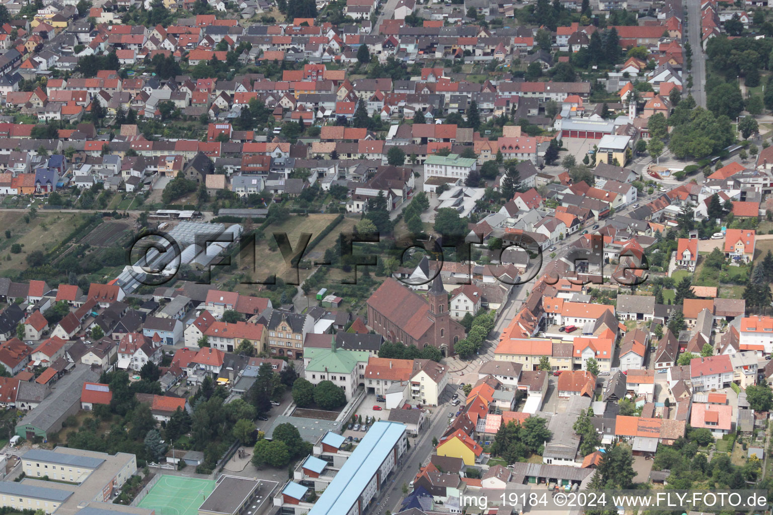 St. Jodukos in the district Wiesental in Waghäusel in the state Baden-Wuerttemberg, Germany