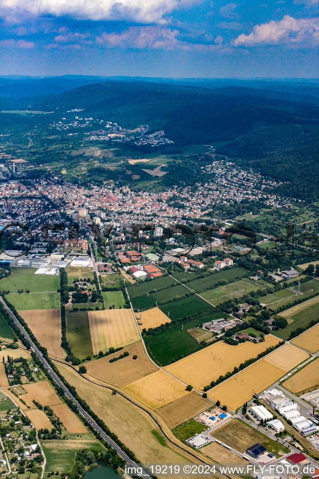 Leimen in the state Baden-Wuerttemberg, Germany out of the air