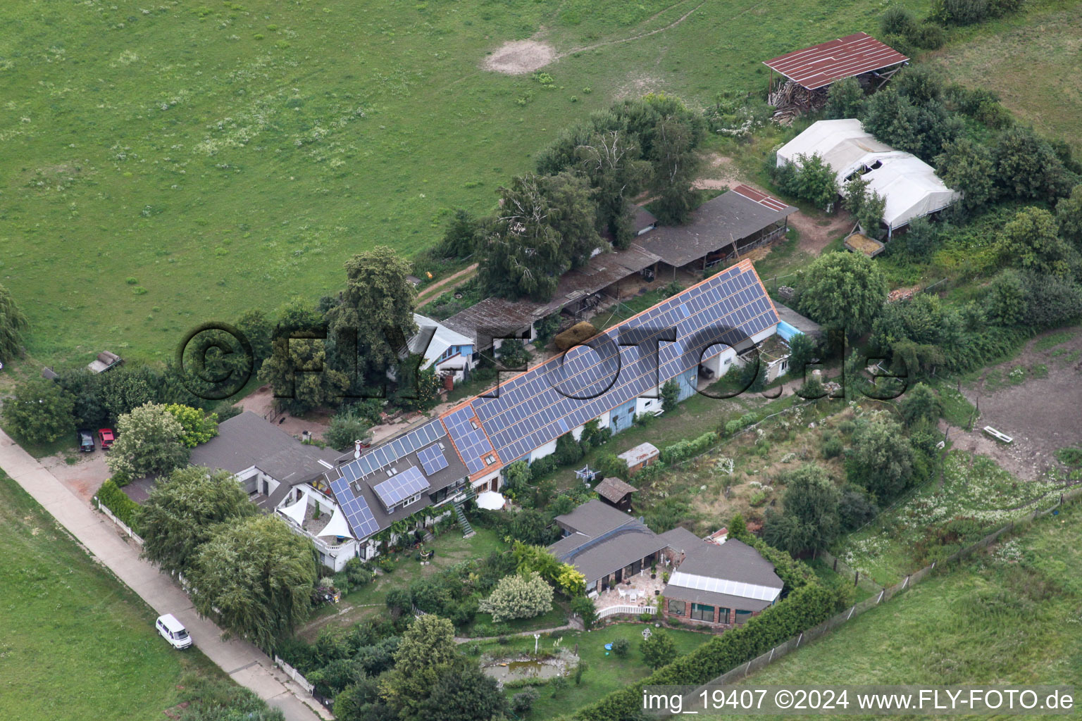 Winden in the state Rhineland-Palatinate, Germany out of the air