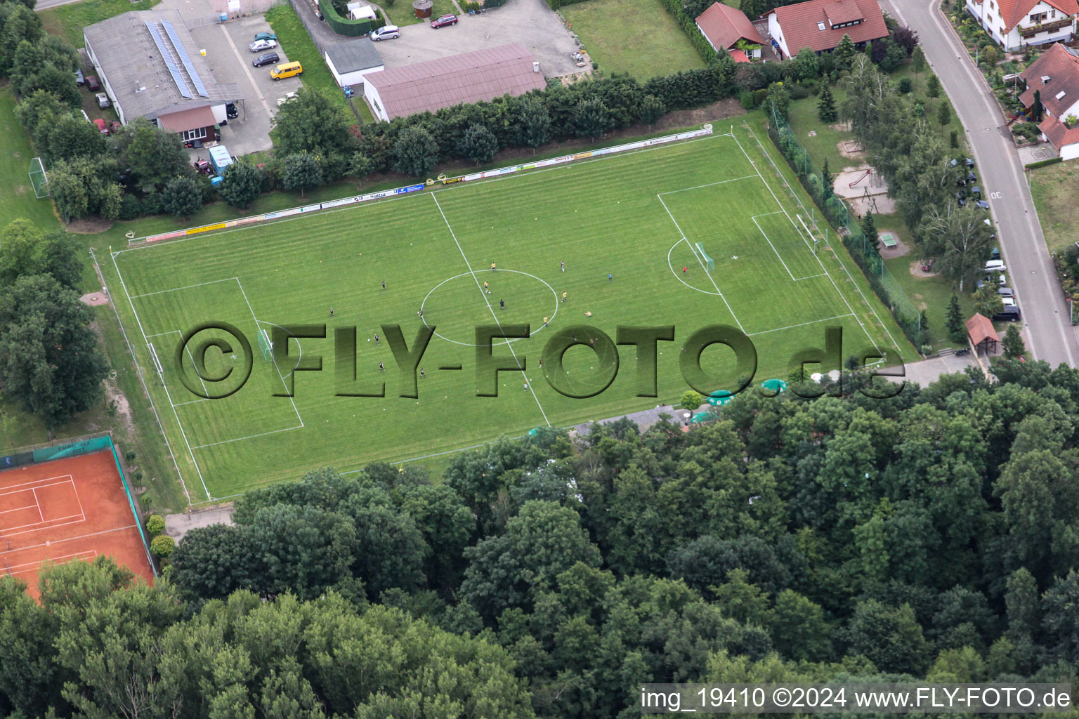 Winden in the state Rhineland-Palatinate, Germany seen from above