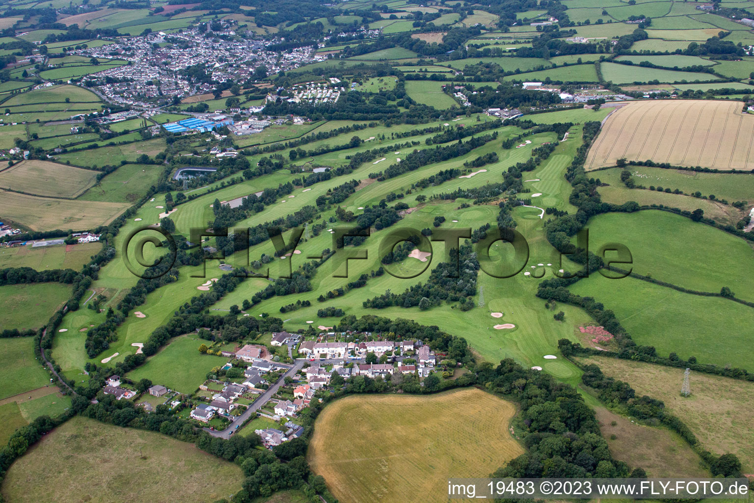 Abbotskerswell in the state England, Great Britain out of the air