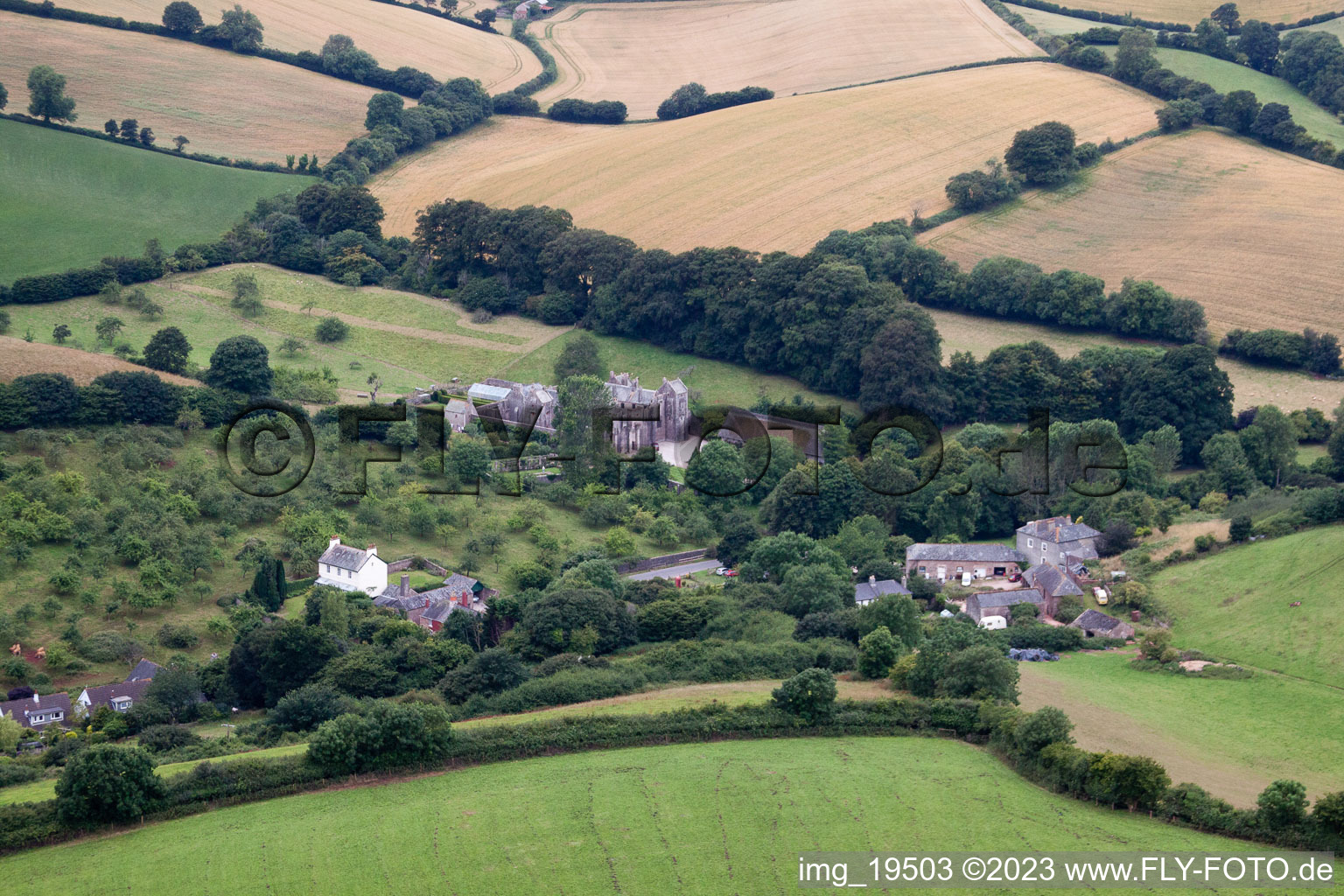 Marldon in the state England, Great Britain out of the air
