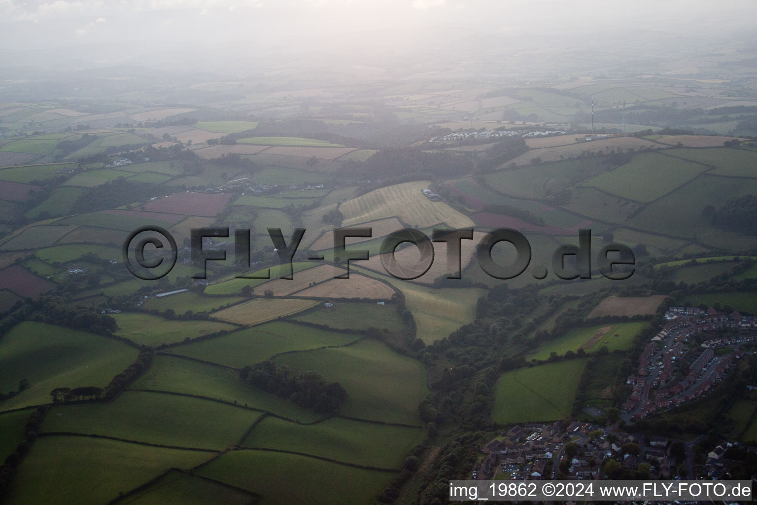 Paignton in the state England, Great Britain out of the air