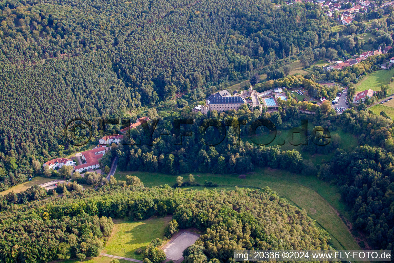 Castle-YH in Altleiningen in the state Rhineland-Palatinate, Germany