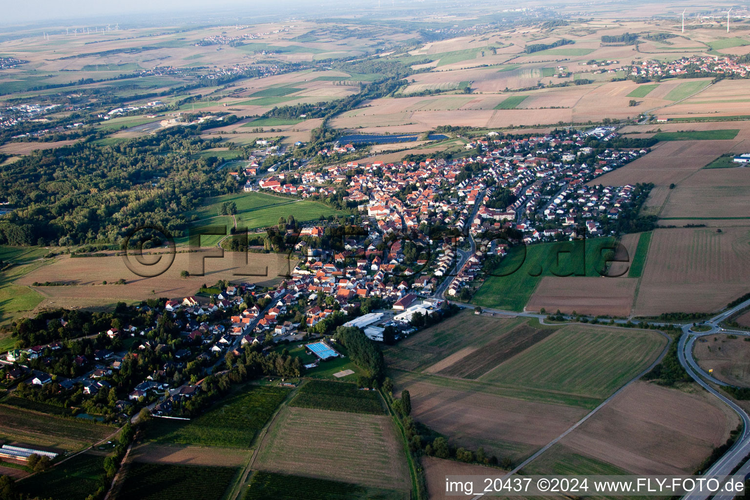 Hettenleidelheim in the state Rhineland-Palatinate, Germany