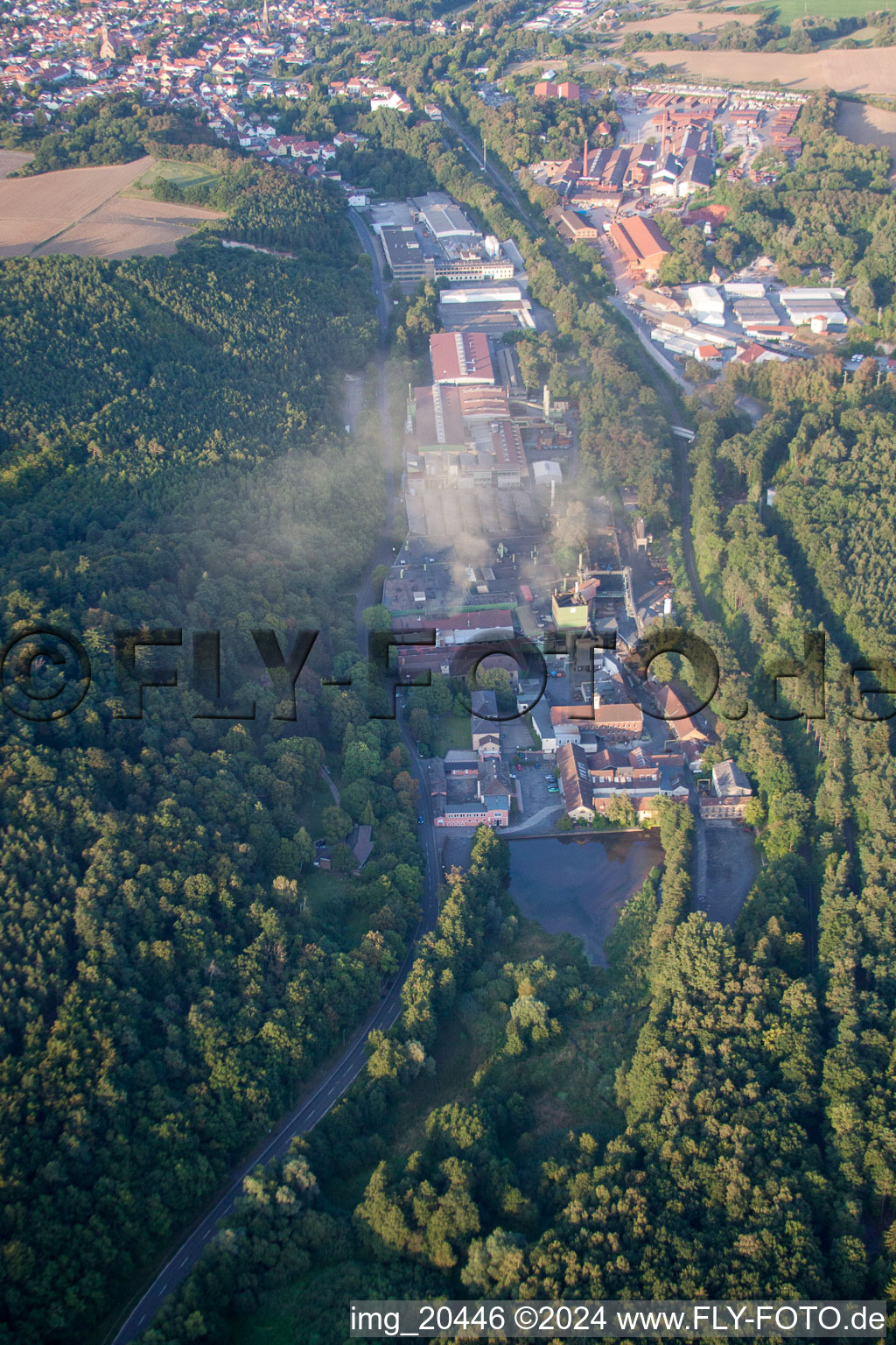 Iron foundry Gebr. Gienanth Eisenberg GmbH in Eisenberg in the state Rhineland-Palatinate, Germany