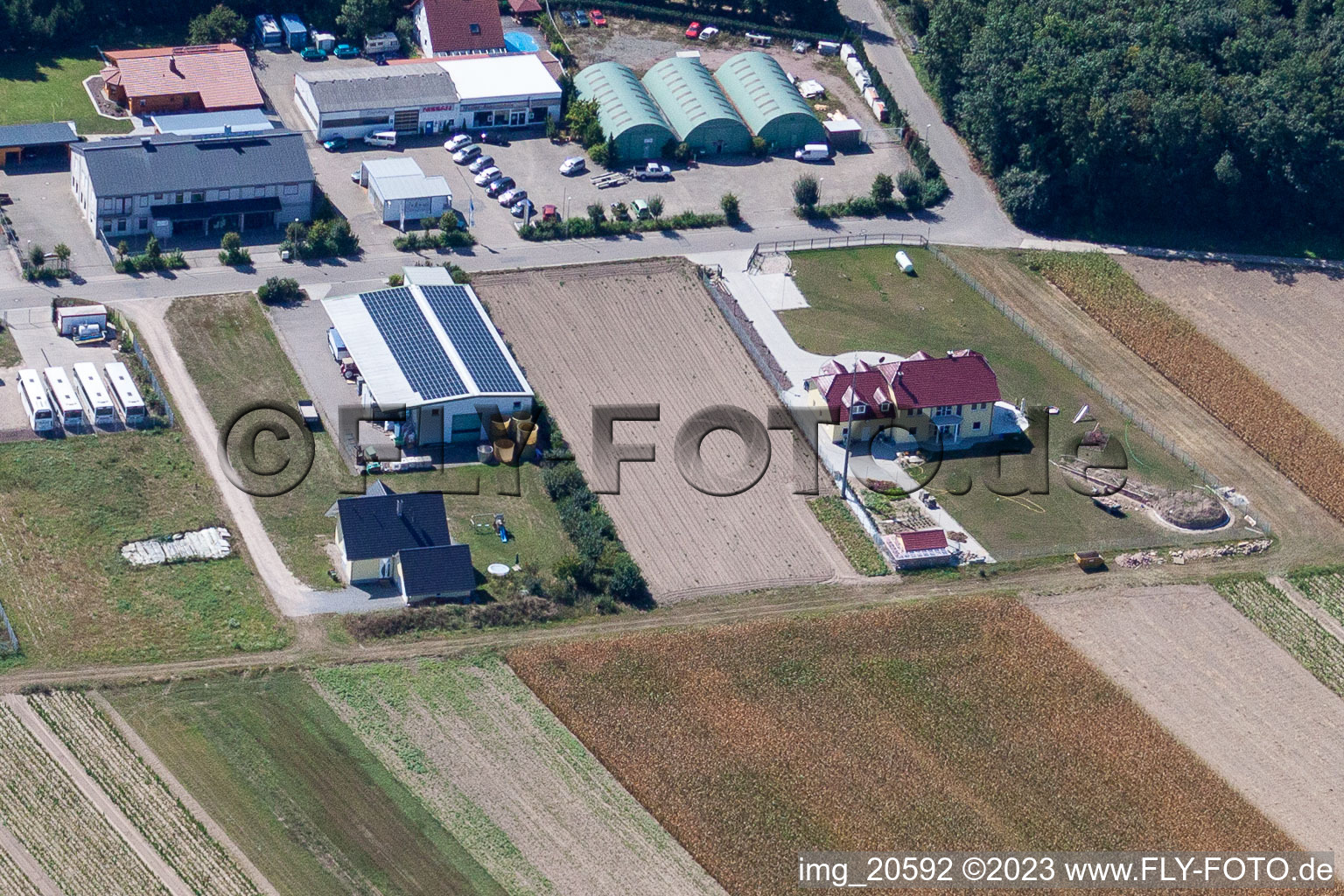 Aerial photograpy of Starting point in Hatzenbühl in the state Rhineland-Palatinate, Germany