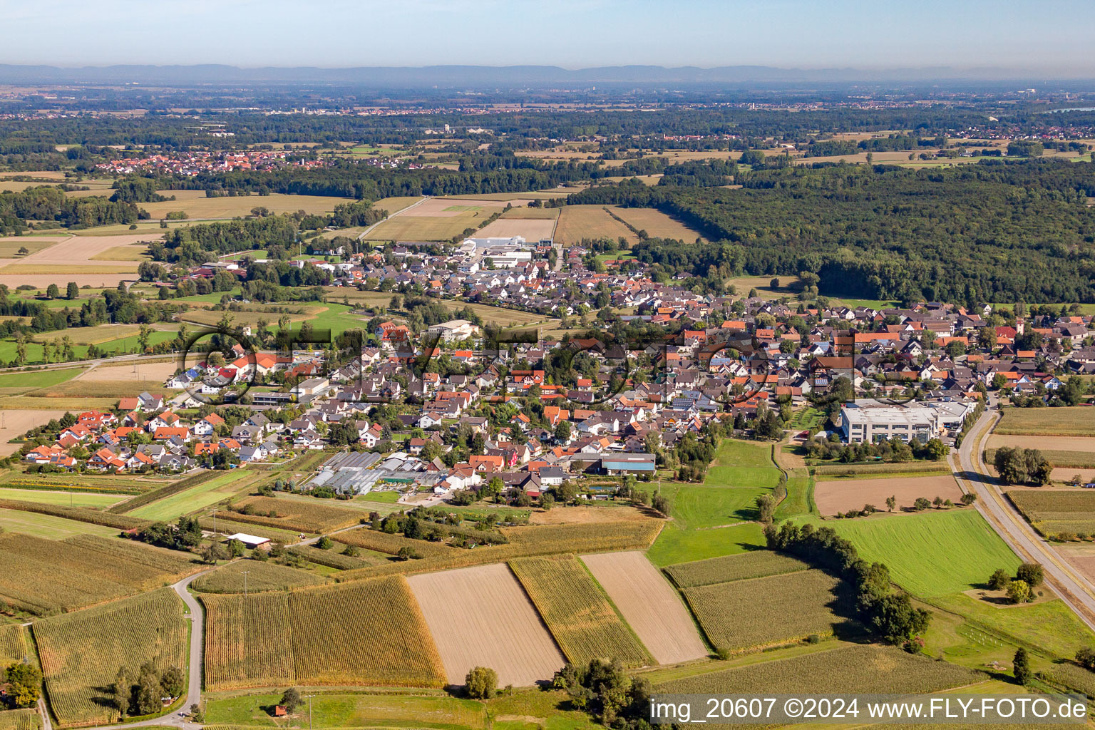 District Querbach in Kehl in the state Baden-Wuerttemberg, Germany