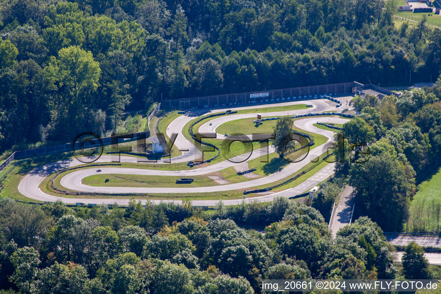 Karting track in the district Urloffen in Appenweier in the state Baden-Wuerttemberg, Germany