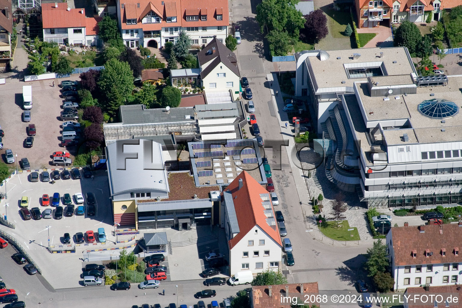 Town Hall building of the city administration of Verbandsgemeinde in Kandel in the state Rhineland-Palatinate