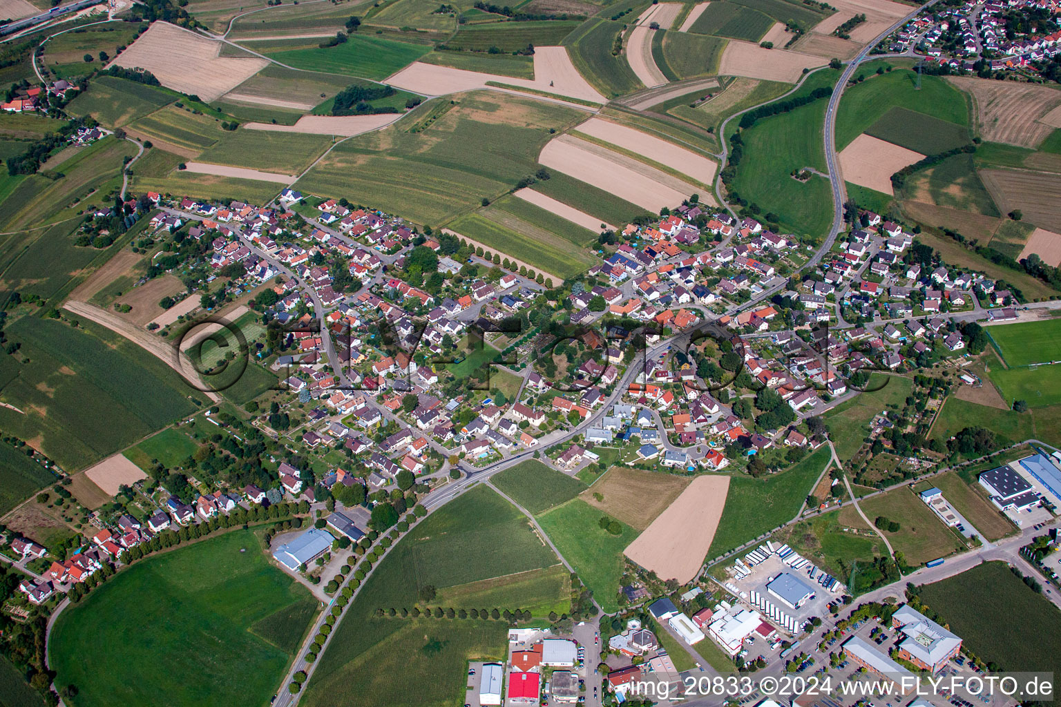 District Waltersweier in Offenburg in the state Baden-Wuerttemberg, Germany