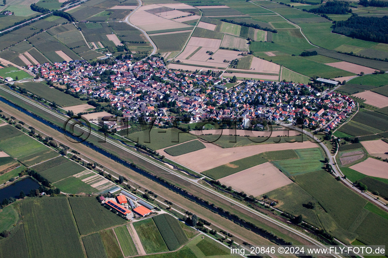 Town View of the streets and houses of the residential areas in the district Buehl in Offenburg in the state Baden-Wurttemberg, Germany