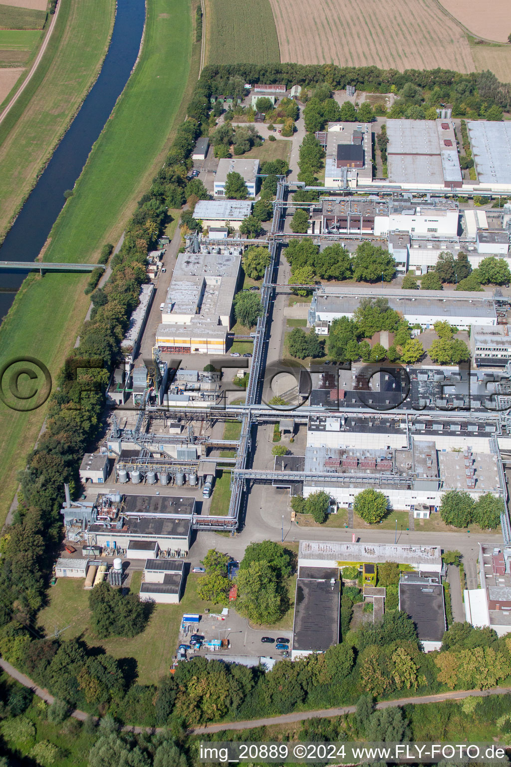 Industrial area in Willstätt in the state Baden-Wuerttemberg, Germany