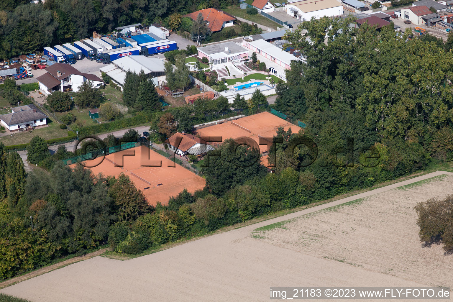 Aerial photograpy of Hördt in the state Rhineland-Palatinate, Germany