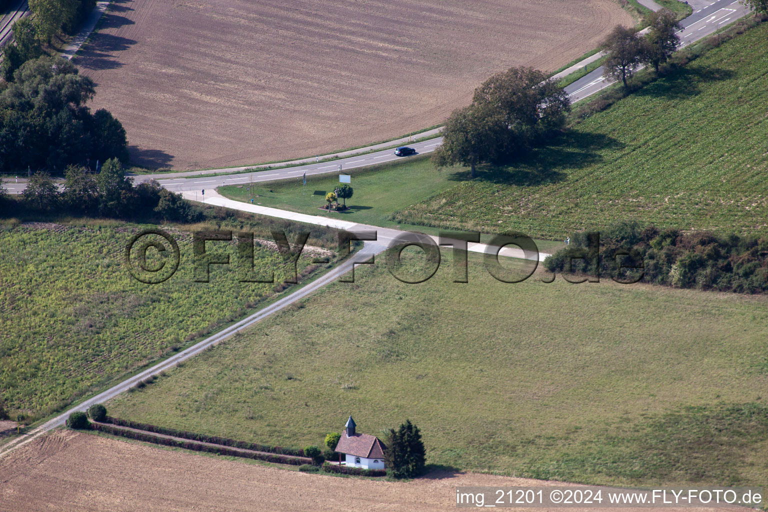 Churches building the chapel in Ruelzheim in the state Rhineland-Palatinate