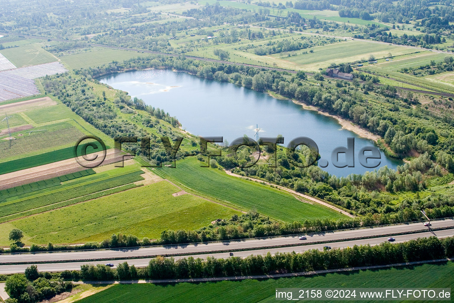 Haßloch in the state Rhineland-Palatinate, Germany from the drone perspective