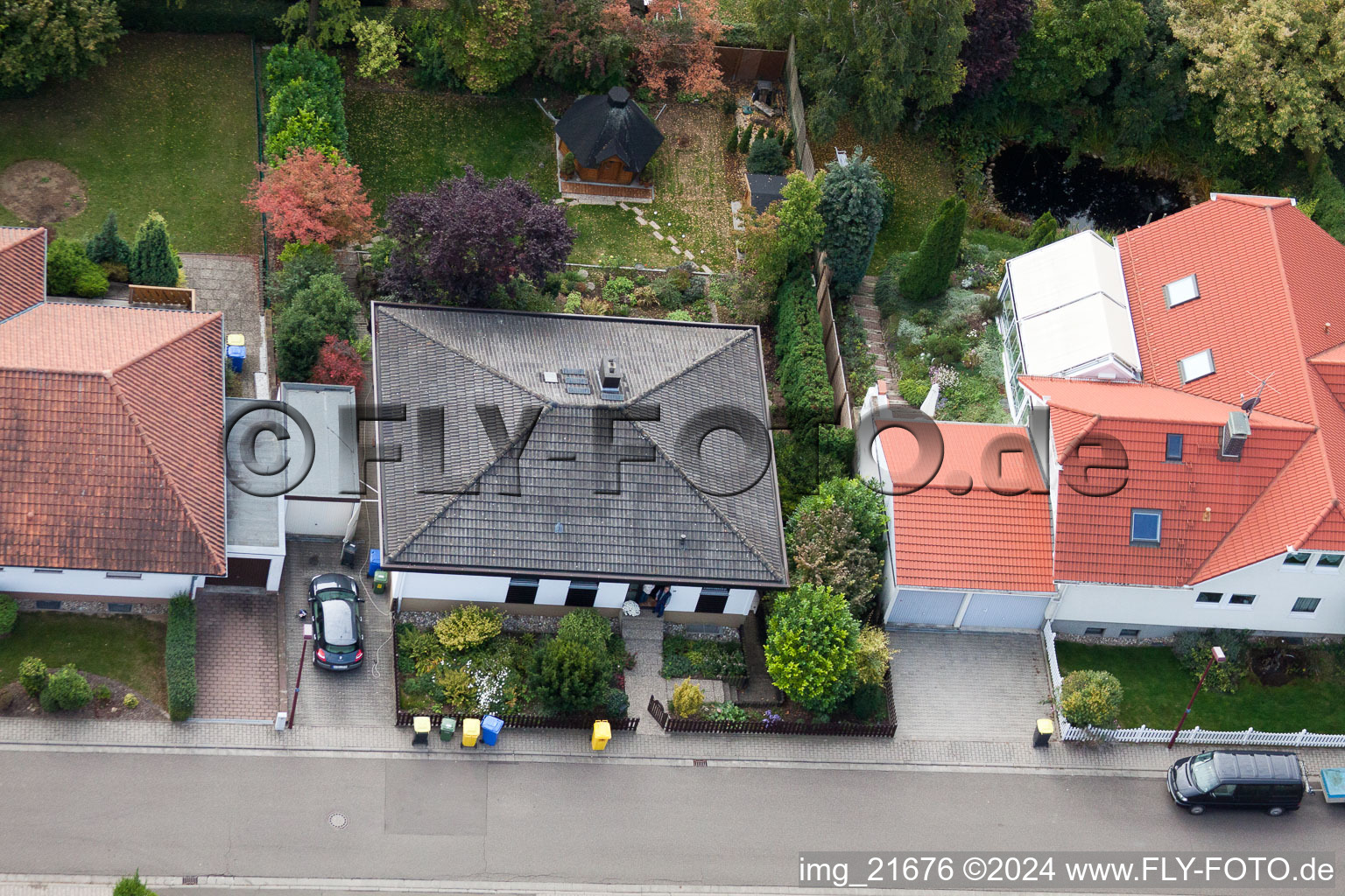 Eppelsheim in the state Rhineland-Palatinate, Germany out of the air