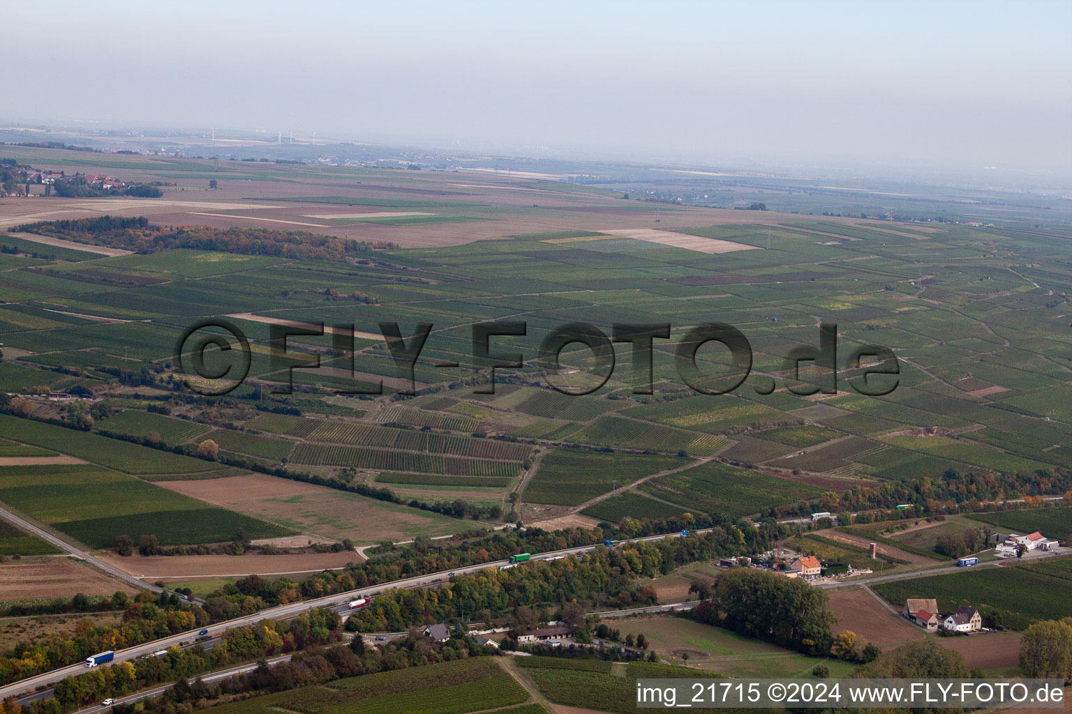 Eppelsheim in the state Rhineland-Palatinate, Germany out of the air