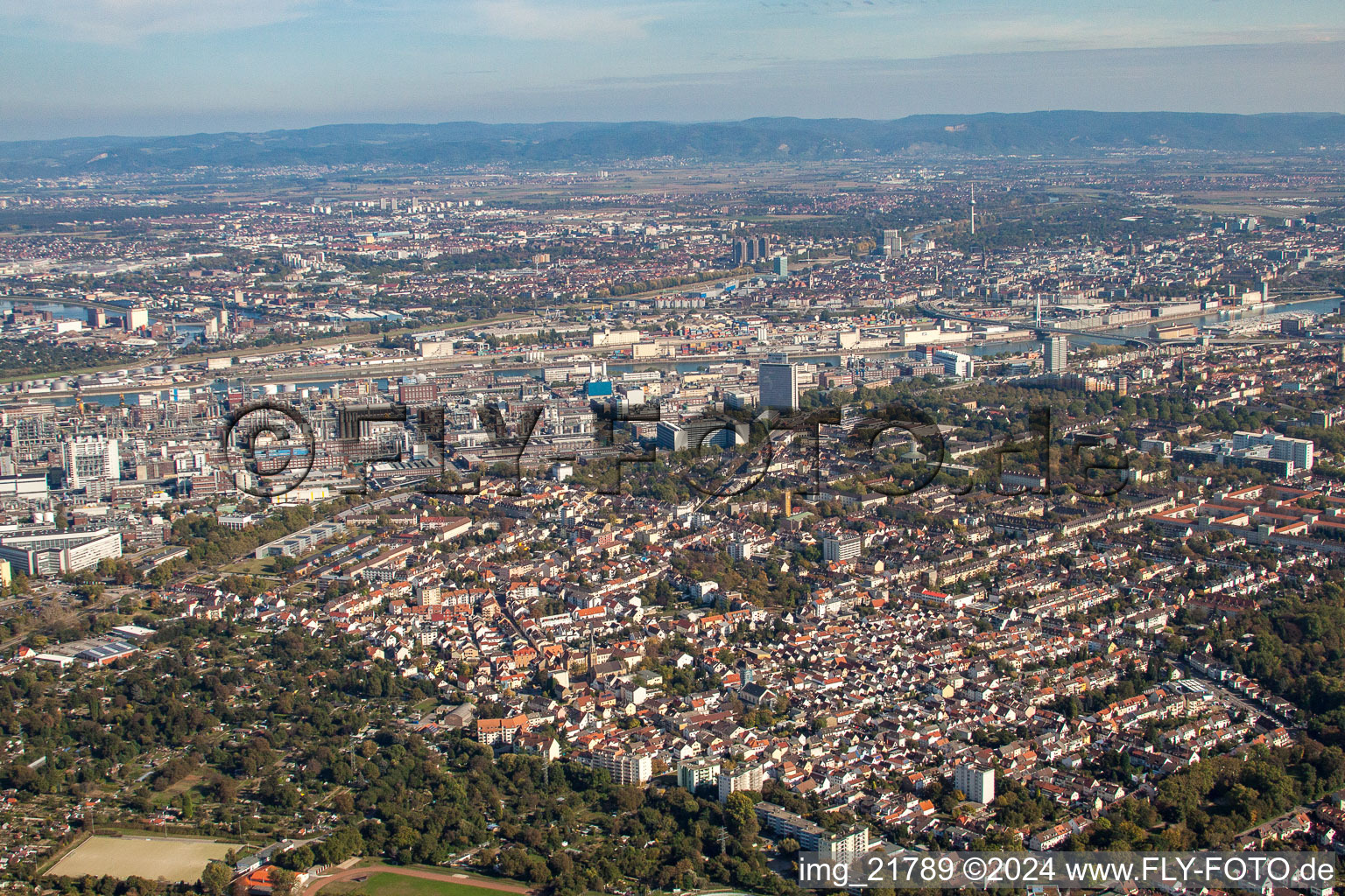 District Friesenheim in Ludwigshafen am Rhein in the state Rhineland-Palatinate, Germany