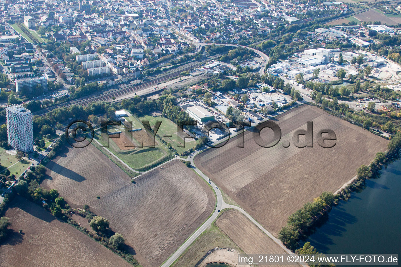 Finger Building Materials GmbH in the district Oggersheim in Ludwigshafen am Rhein in the state Rhineland-Palatinate, Germany