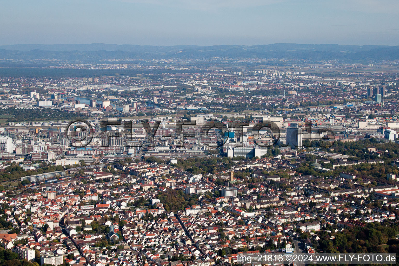 BASF South in the district Friesenheim in Ludwigshafen am Rhein in the state Rhineland-Palatinate, Germany