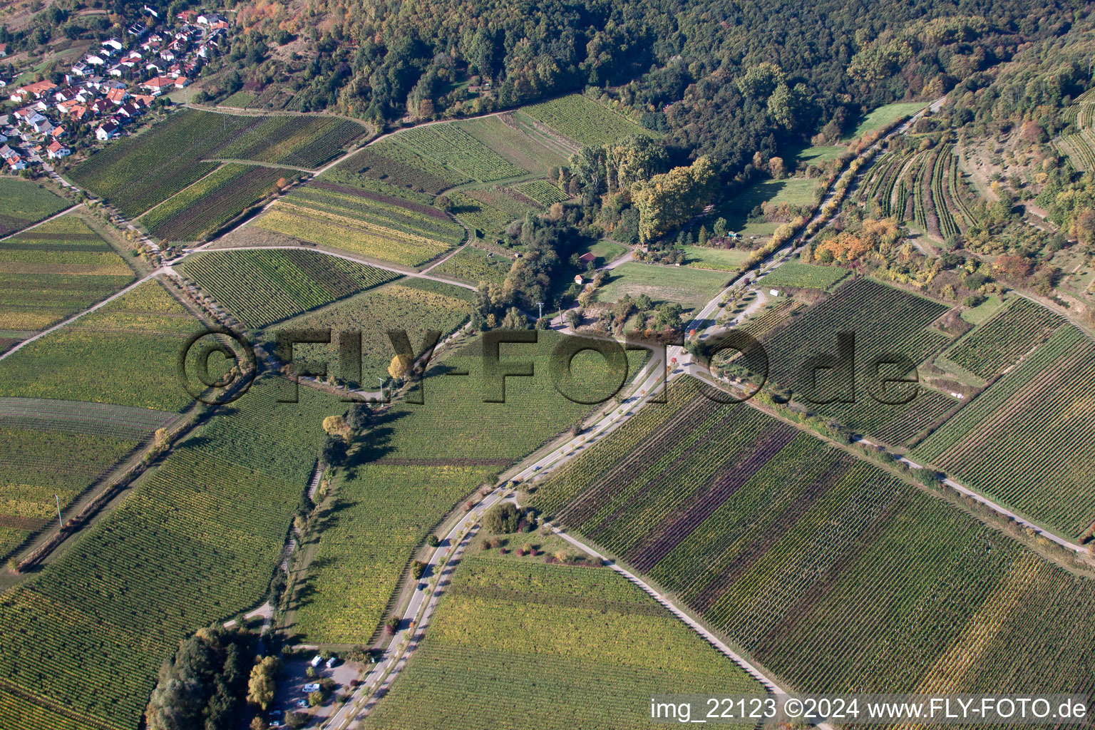 Kalmithöhenstr in Maikammer in the state Rhineland-Palatinate, Germany