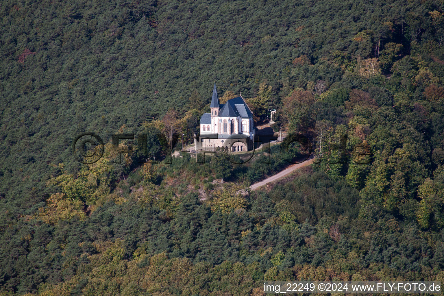 Anna Chapel in Burrweiler in the state Rhineland-Palatinate, Germany