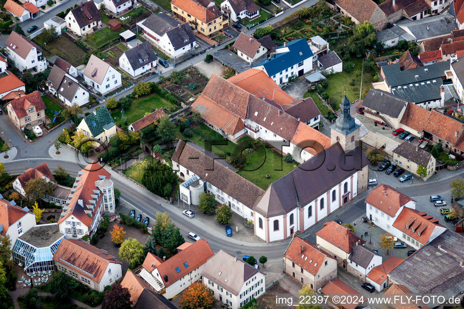 Complex of buildings of the monastery Kloster Klingenmuenster in Klingenmuenster in the state Rhineland-Palatinate, Germany