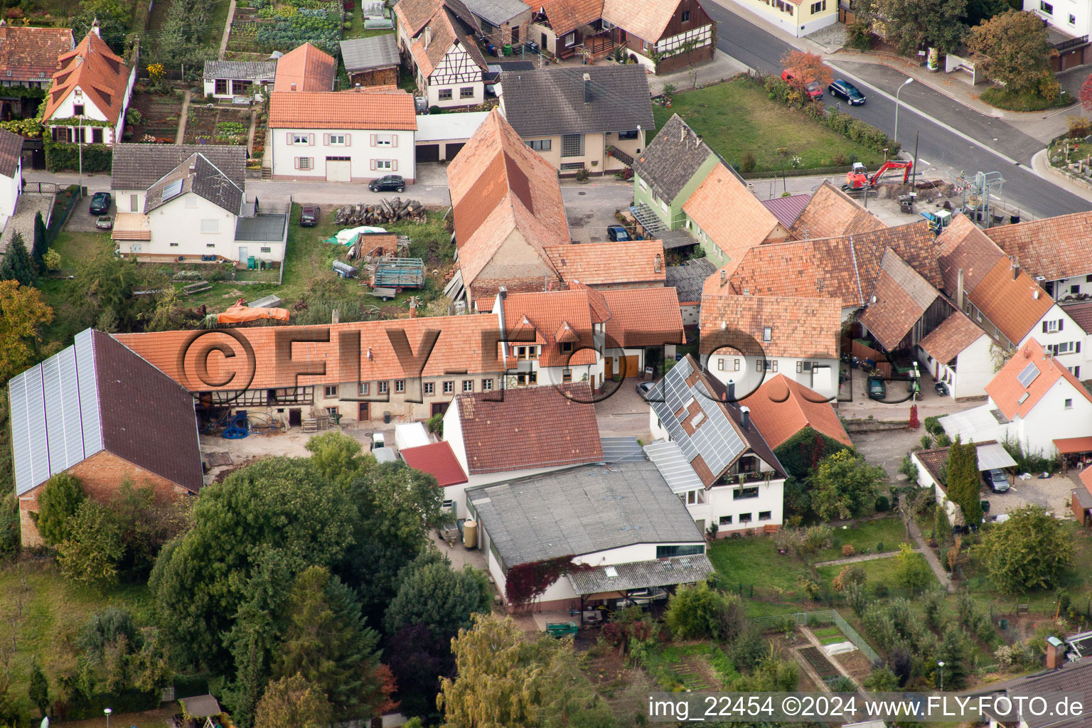 Gnägy Winery in the district Rechtenbach in Schweigen-Rechtenbach in the state Rhineland-Palatinate, Germany