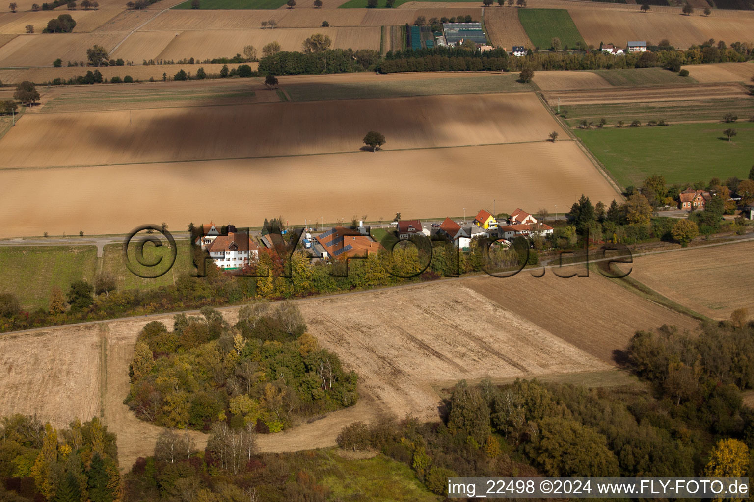 Steinfeld in the state Rhineland-Palatinate, Germany out of the air